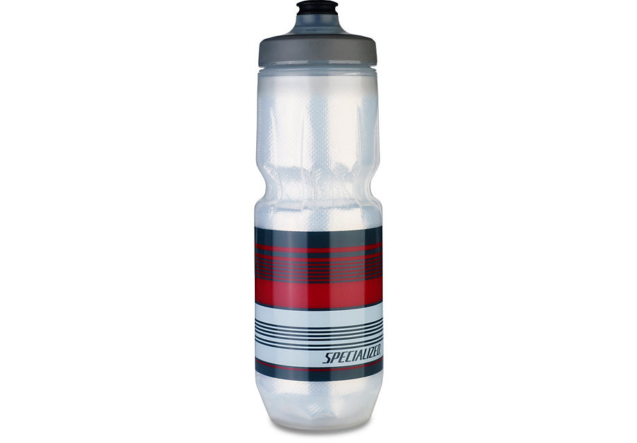 Specialized 23 Oz Insulated Wgb Ea Bottle Translucent/Red Surf Stripe 23 OZ