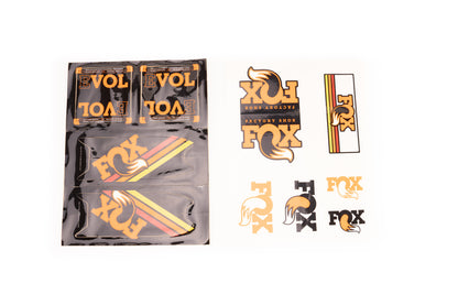 Fox Shox Decal 2015 AM Heritage EVOL Kit Org