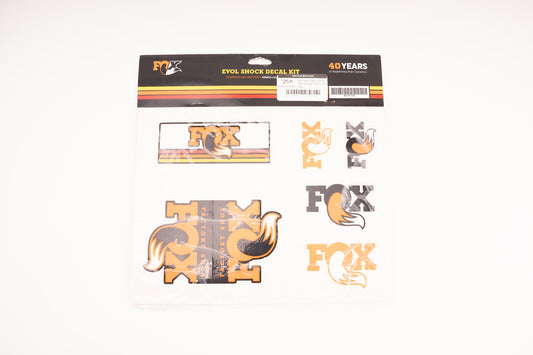 Fox Shox Decal 2015 AM Heritage EVOL Kit Org