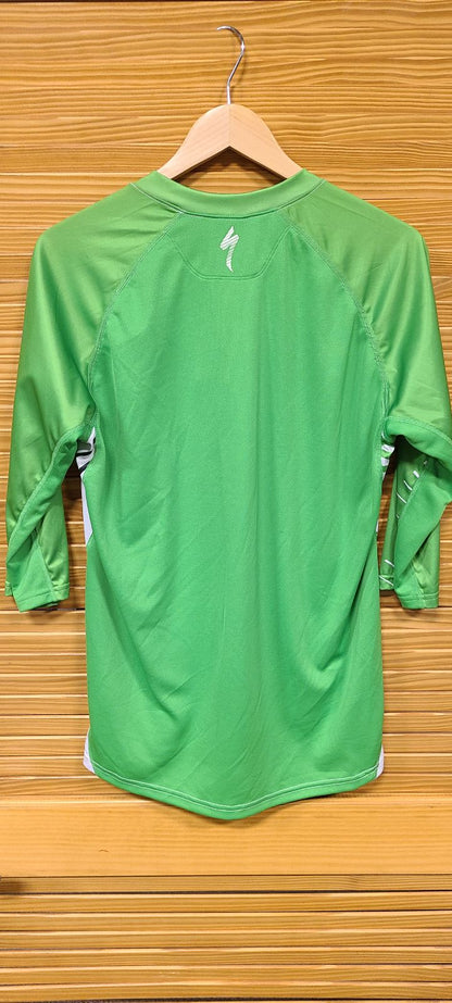 Specialized Enduro Comp 3/4 Jersey Wht/Moto Grn MD