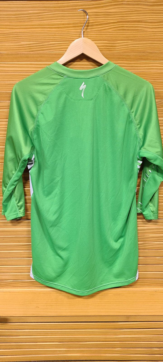 Specialized Enduro Comp 3/4 Jersey Wht/Moto Grn MD