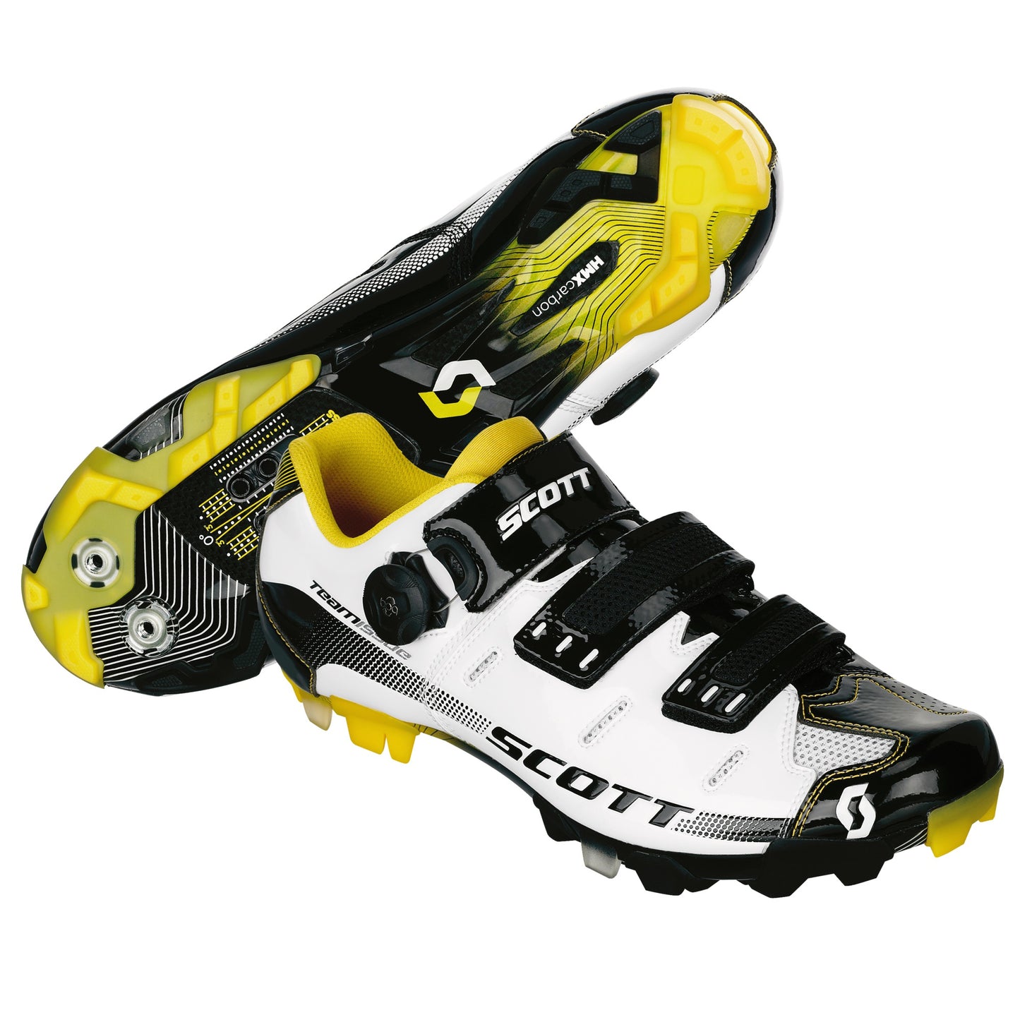 Scott MTB Shoe Team Issue White/Black Gloss