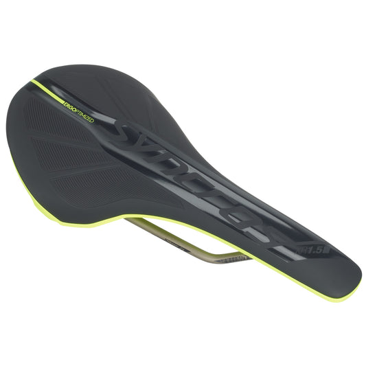Syncros Saddle XR1.5 Black/Neon Yellow narrow