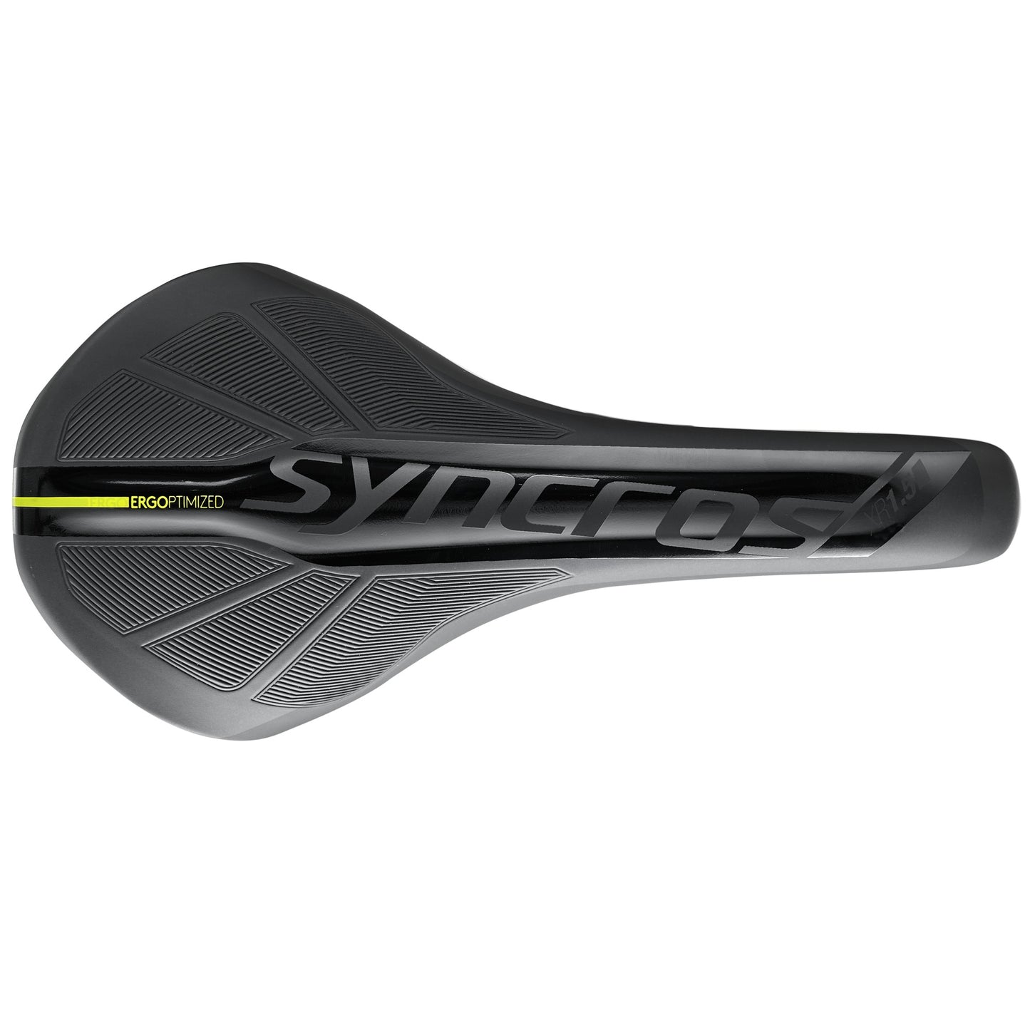 Syncros Saddle XR1.5 Black/Sulphur Yellow narrow