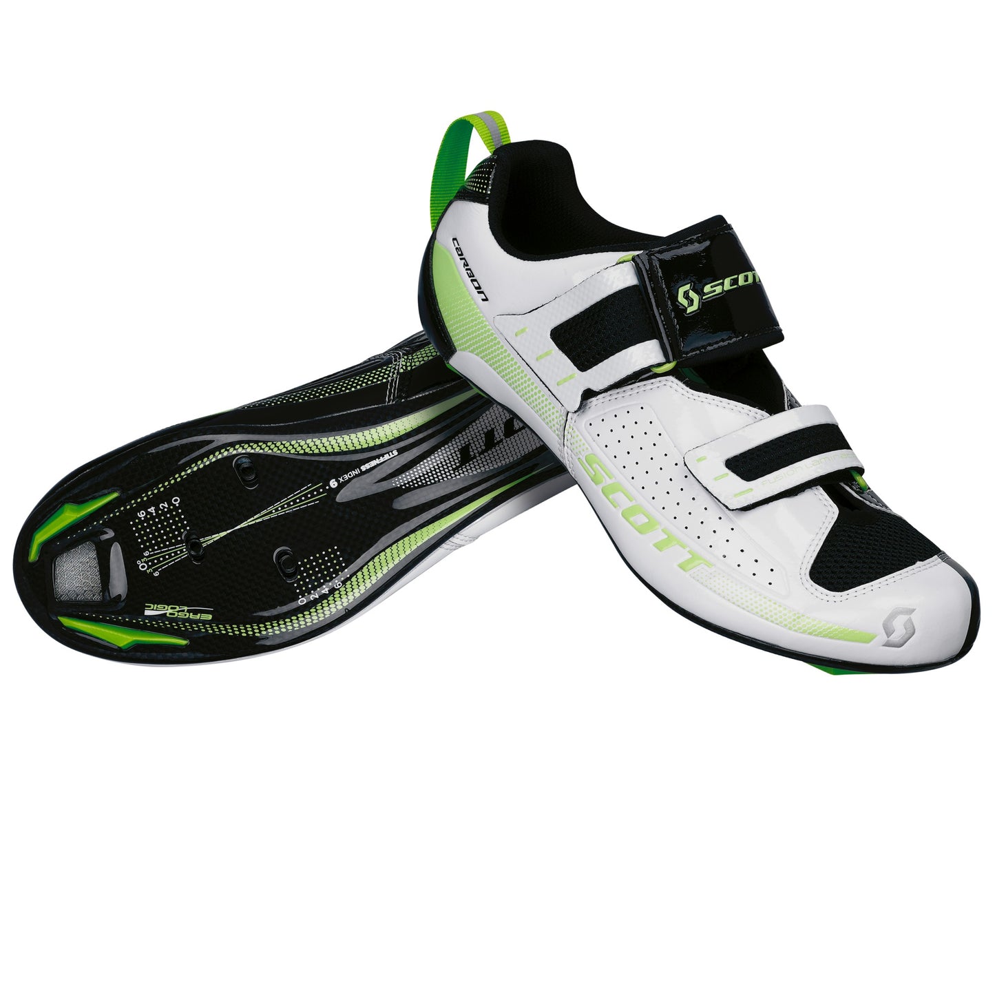 Scott Shoe Tri Carbon White/Black Gloss