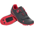 matt black/berry red