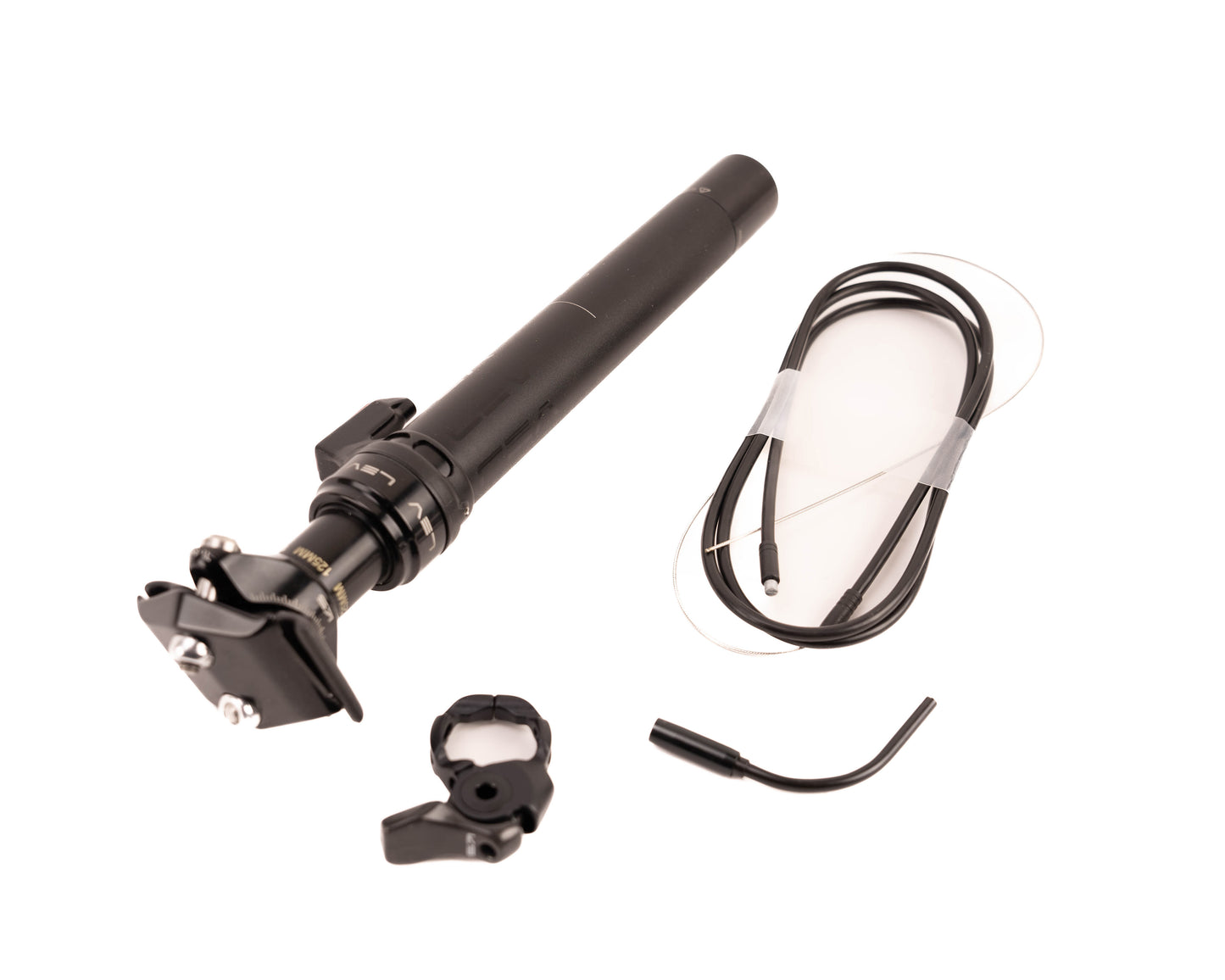 KS Lev 30.9 Adjustable Height Post 125mm Blk w/Remote