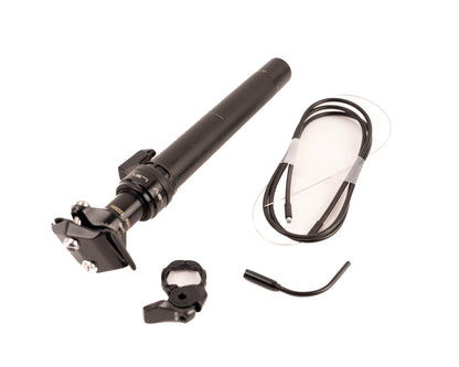 KS Lev 30.9 Adjustable Height Post 125mm Blk w/Remote