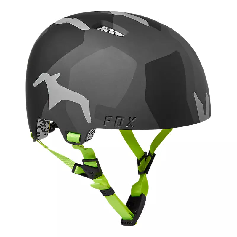 Fox Flight Pro Helmet Runn Youth Blk/Yel OS