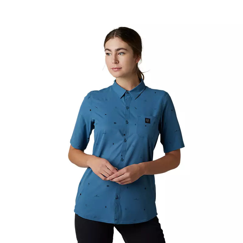 Fox Women's Ranger Ss Woven Jersey