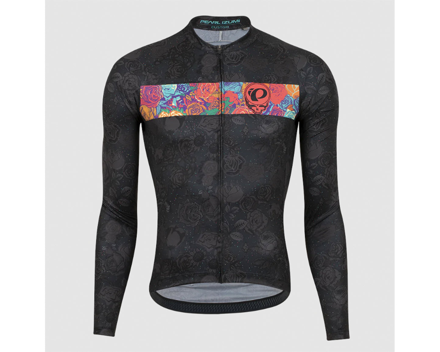 Pearl Izumi Attack LS Jersey Ltd Ed Grateful Dead Rambler Blk Stripe