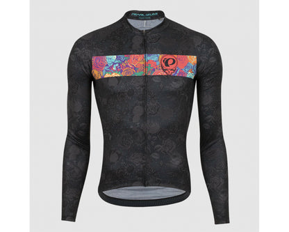 Pearl Izumi Attack LS Jersey Ltd Ed Grateful Dead Rambler Blk Stripe