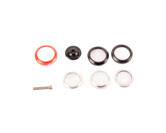 Fsa Impact Headset Trans Red - Red