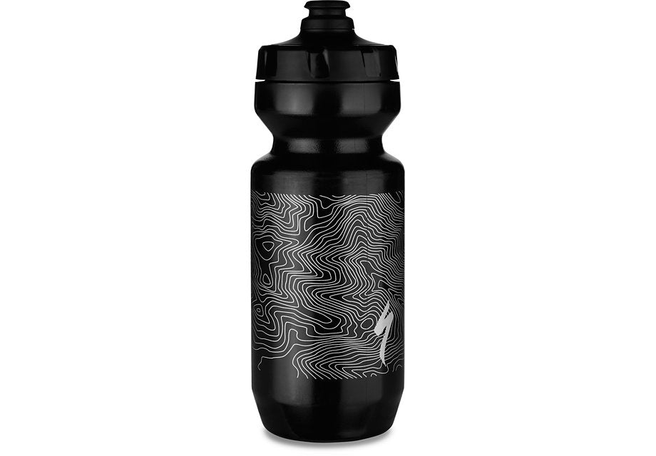 Specialized 22 Oz Mflo Ea Bottle Black/Metalic Silver Topograph 22 OZ
