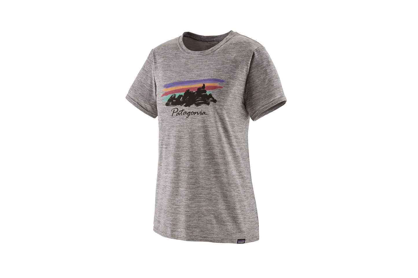 Patagonia Capilene Cool Daily Graphic Shirt Wmns Free Hand Fitz Roy FthrGry