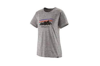 Patagonia Capilene Cool Daily Graphic Shirt Wmns Free Hand Fitz Roy FthrGry