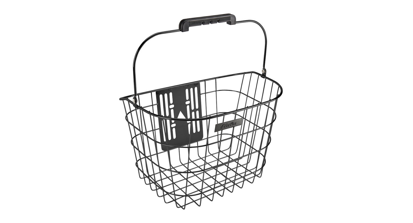 Electra Basket  Stainless Wire QR Front