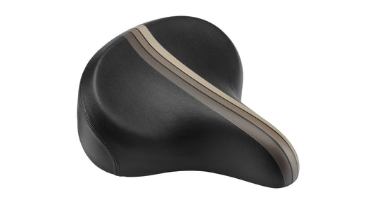 Electra Saddle  Retro Stripe w/Elastomers Black