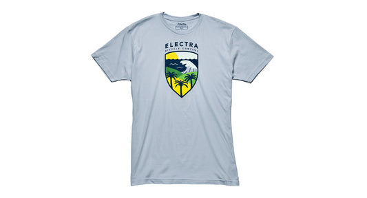 Electra Shirt  Crest Tee Men Light Blue