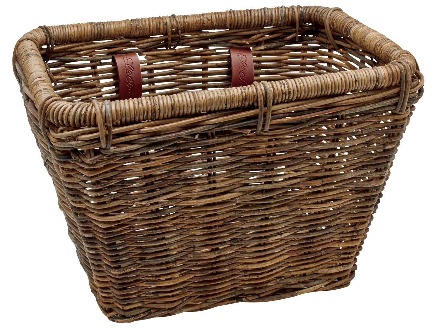 BASKET ELECTRA RATTAN RECTANGULAR BROWN