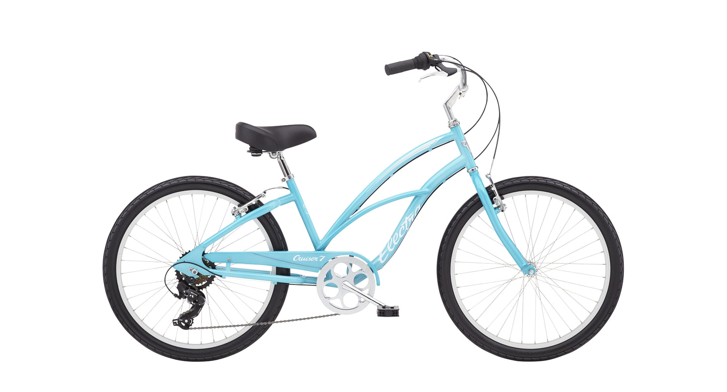 Electra Cruiser 7D Step-Thru Bora Bora Blu 24"