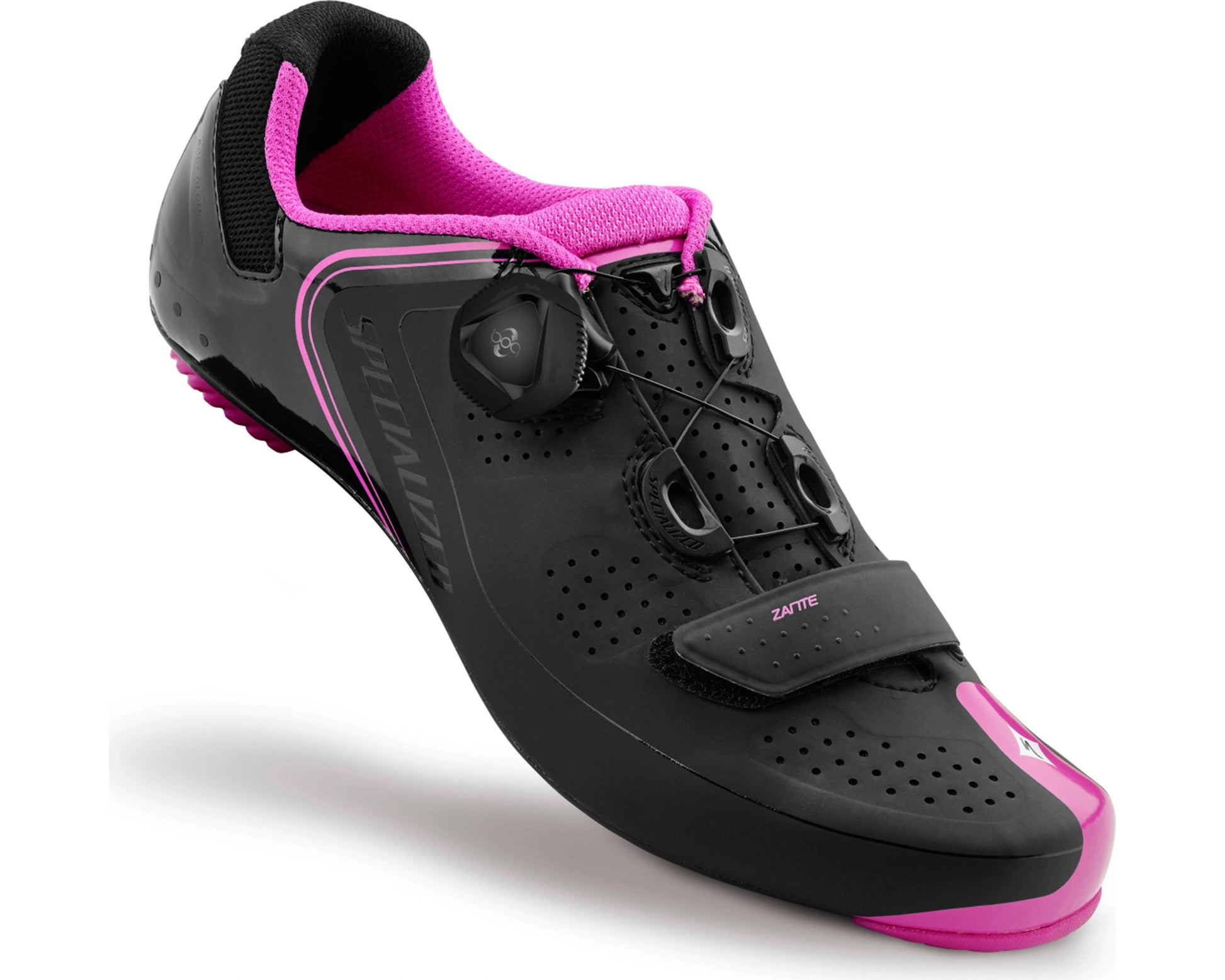Specialized Zante Road Women's Shoe, Black / Pink / 36 Specialized Zante Road Women's Shoe, Black / Pink / 36