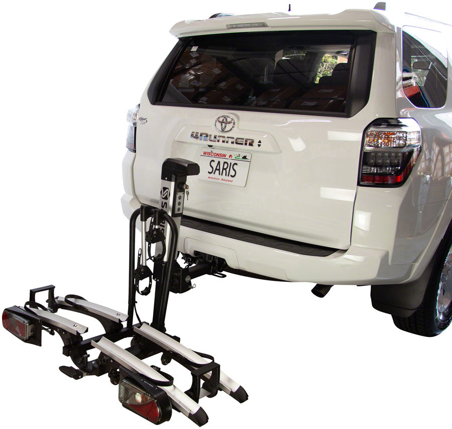 SARIS DOOR COUNTY HITCH RACK WITH ELECTRIC LIFT - 2 RECEIVER 7-PIN WIRE PLUG 2-BIKE