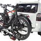 SARIS DOOR COUNTY HITCH RACK WITH ELECTRIC LIFT - 2 RECEIVER 7-PIN WIRE PLUG 2-BIKE