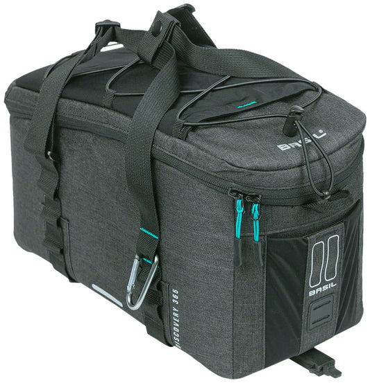 BASIL DISCOVERY 365D TRUNKBAG - MEDIUM MIK ATTACHMENT BLACK