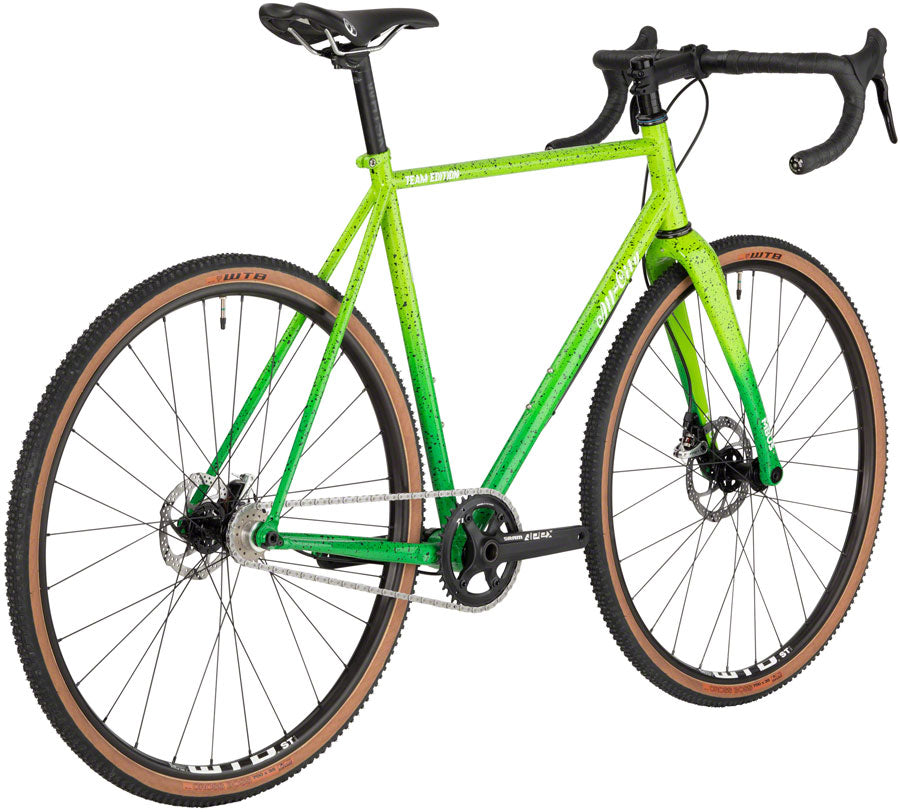 All-City Nature Boy A.C.E. Bike - Green Fade Splatter