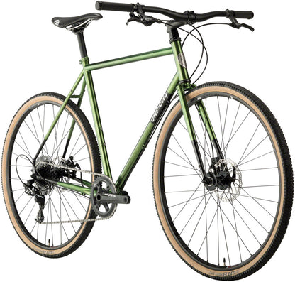 All-City Macho Man Disc Flatbar Bike - Olive Fab