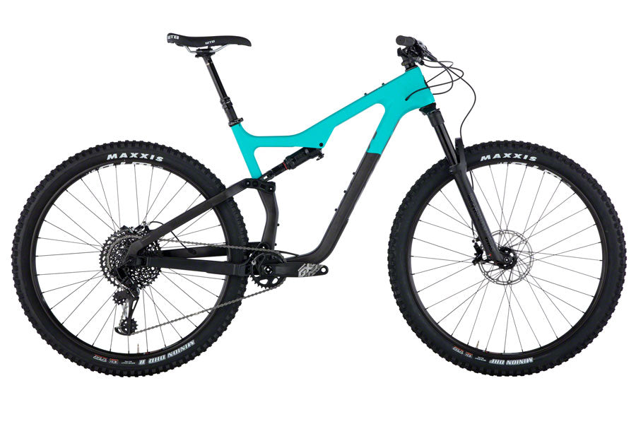 Salsa Horsethief Carbon GX Eagle Bike - Teal/Raw Carbon