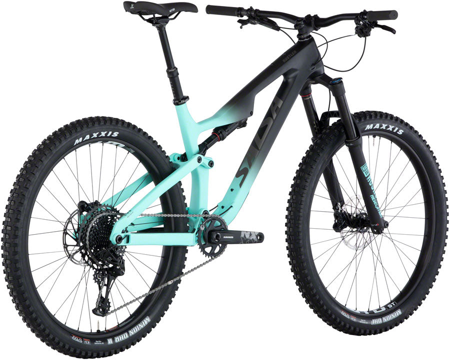 Salsa Rustler Carbon NX Eagle Bike - Black/Blue/Fade