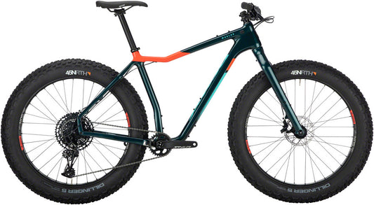Salsa Mukluk Carbon NX Eagle Fat Bike - Dark Green