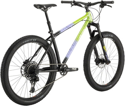 All-City Electric Queen Bike - Blue/Lime Splatter