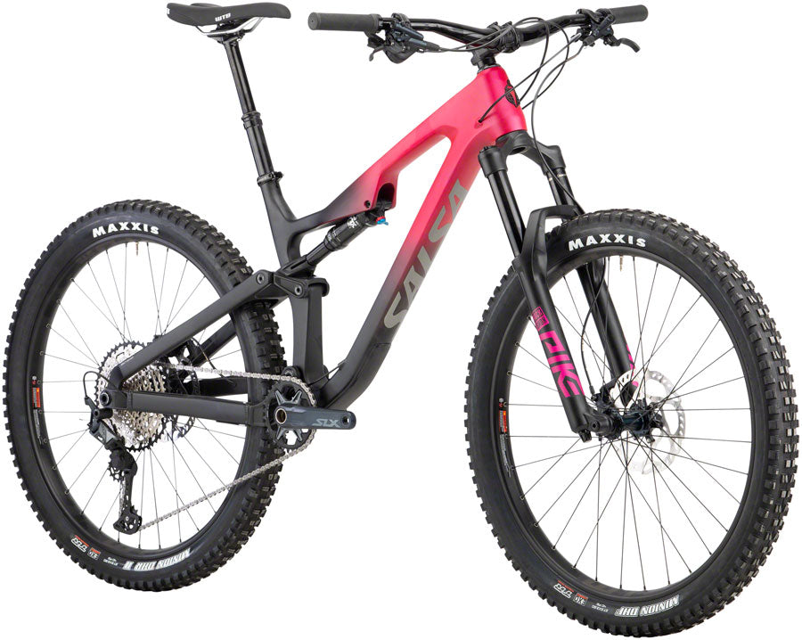 Salsa Rustler Carbon SLX Bike - Pink/Black Fade