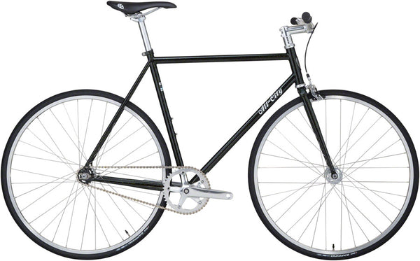 All-City Big Block Black/Green Sparkle – Incycle Bicycles