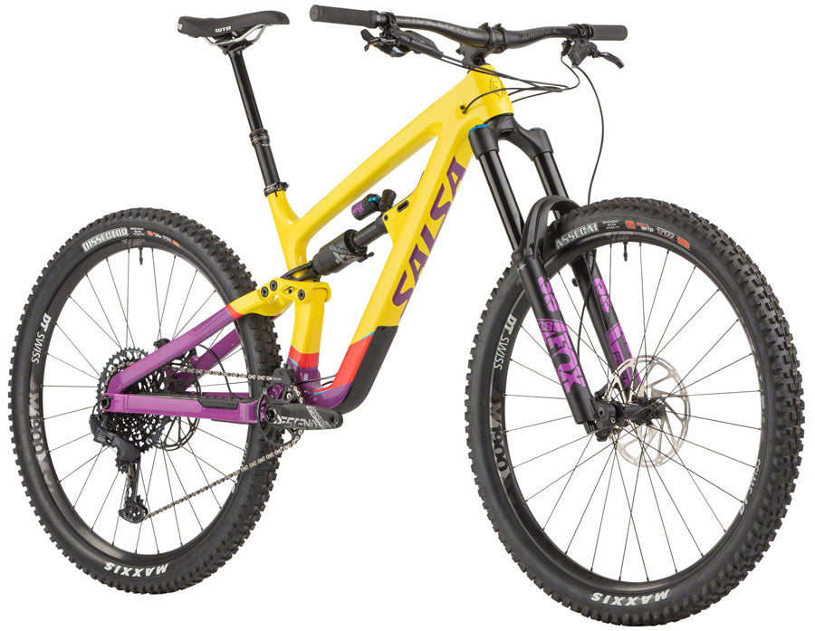 Salsa Cassidy Carbon GX Eagle Bike - Yellow/Purple