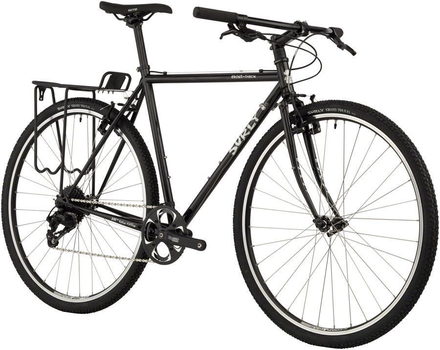 Surly Cross-Check Flat Bar Bike - Gloss Black – Incycle Bicycles