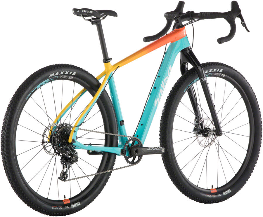 Salsa Cutthroat Force 1 Bike - Teal/Orange Fade