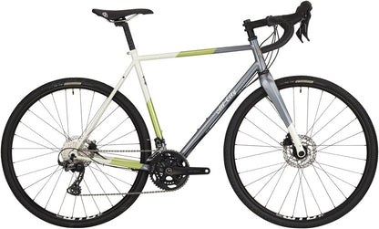 All-City Cosmic Stallion GRX Bike - Gunmetal/Sage/Cream Stripe