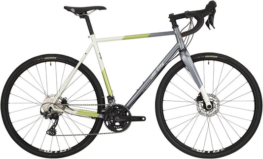 All-City Cosmic Stallion GRX Bike - Gunmetal/Sage/Cream Stripe