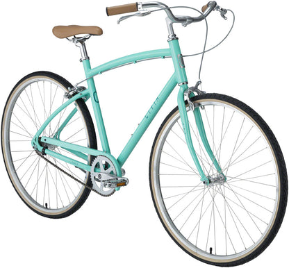 Civia Lowry 1-Speed Step-Over Bike - Mint Green/Teal