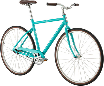 Civia Venue Single-Speed Coaster Bike - Aqua/White