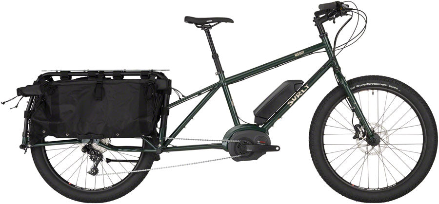 Surly Big Easy Cargo Ebike - Deep Forest Green