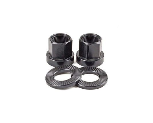 TSC Alloy Axle Nuts 14mm Blk