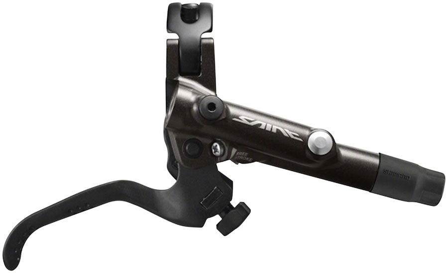 Shimano Saint BL-M820-B/BR-M820 Disc Brake and Lever - Rear, Hydraulic, Post Mount, Finned Metal Pads, Black