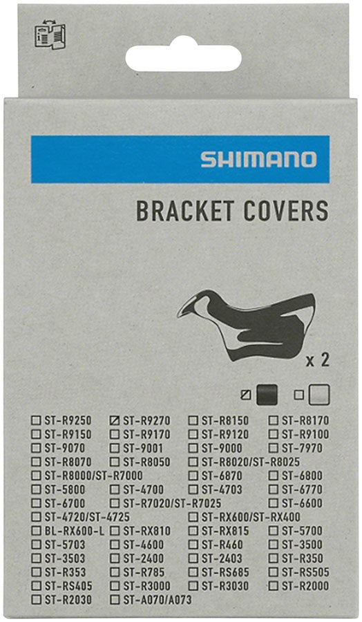 Shimano ST-R9270 Dura-Ace Di2 STI Lever Hood Blk Pair