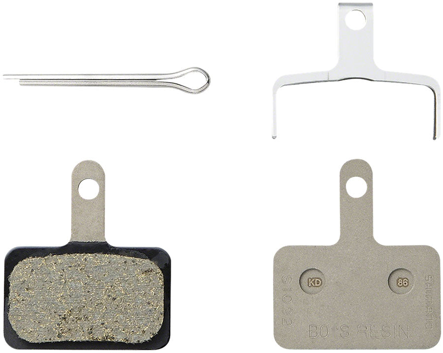 B03S RESIN BRAKE PAD - RESIN PAD (B03S) PAD SPRING W/3 TYPES OF SPLIT PIN 1 PAIR