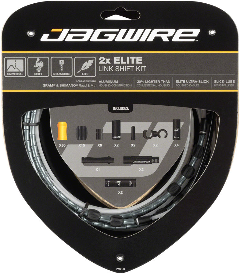 Jagwire 2x Elite Link Shift Cable Kit
